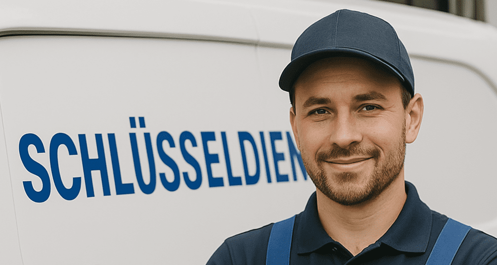 Ein Mitarbeiter des Schlüsseldienstes Solingen-Mitte steht Kunden bei Fragen rund um Türen, Schlösser und Sicherheit kompetent zur Seite.